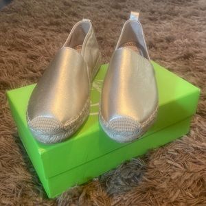 Never Worn Sam Edelman gold espadrilles 37.5